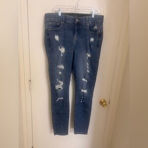 Torrid Bombshell Skinny Jeans with Elastic Waist Band